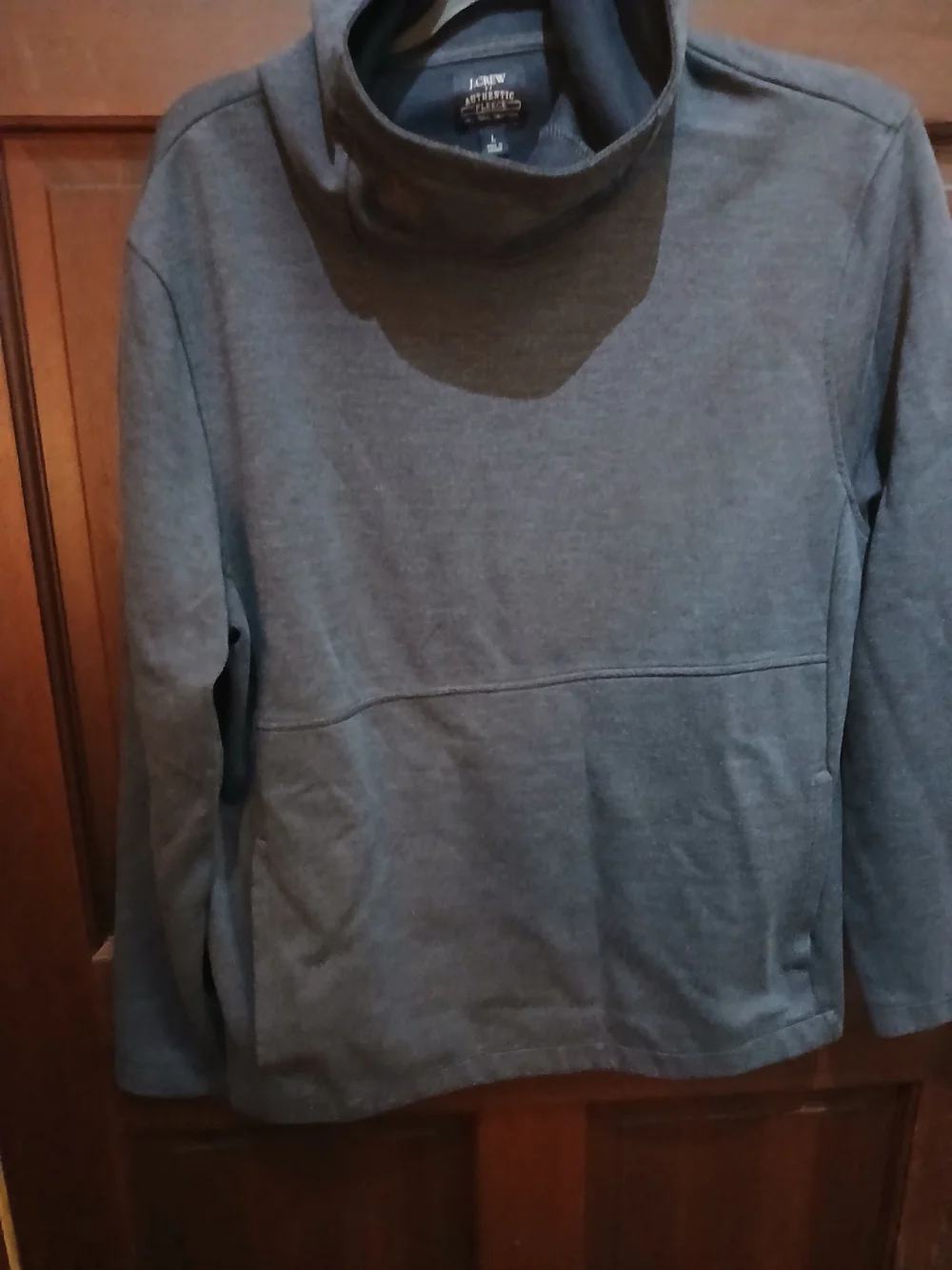 J. Crew Women's Slate Gray Cowl Neck Sweater